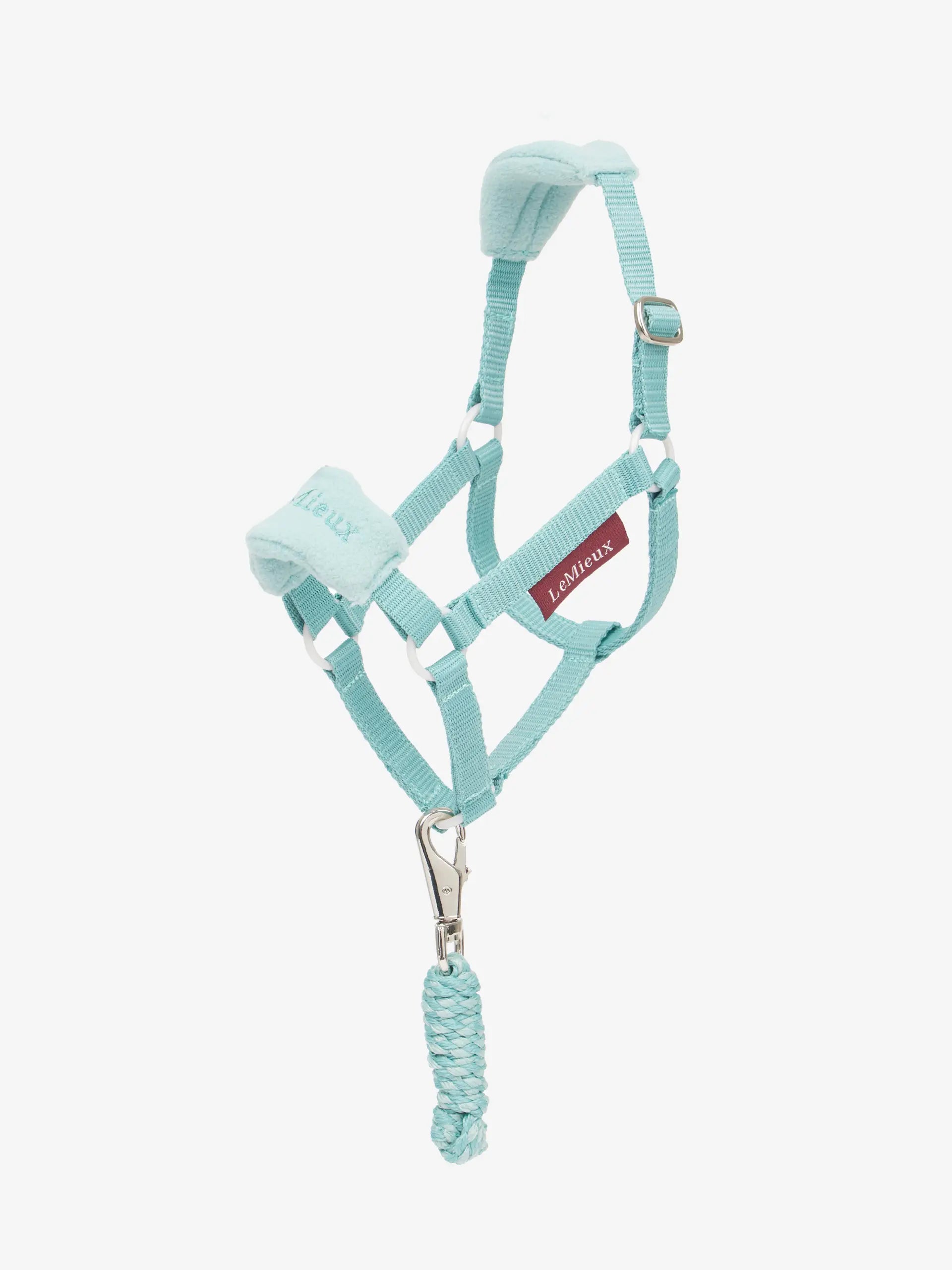 LeMieux Hobby Horse Vogue Headcollar & Leadrope - Lagoon | Soft & Stylish Toy Horse Halter Ages 3+