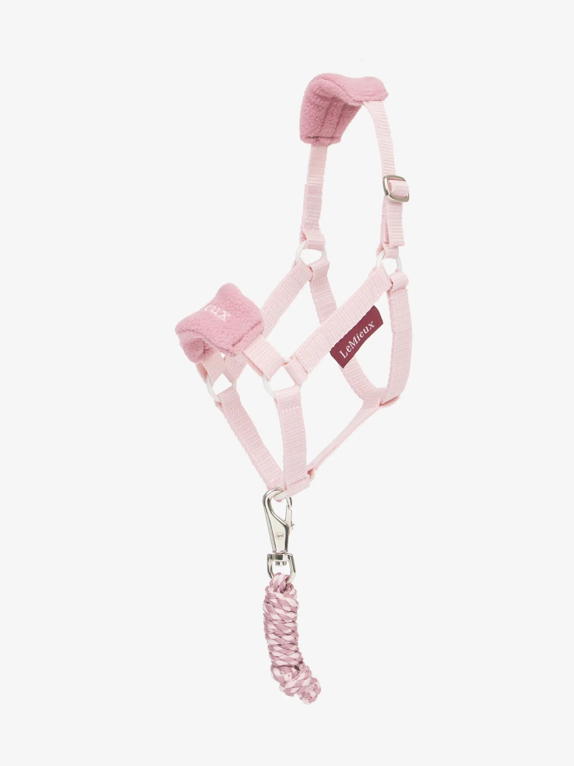 LeMieux Hobby Horse Headcollar Blossom: Vogue Plush Fleece Headcollar & Leadrope Set for Kids 3+ at Equiflair