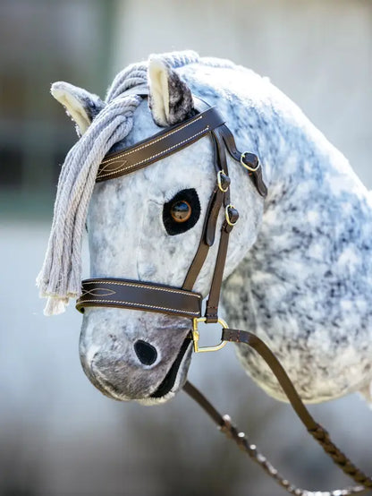 LEMIEUX Hobby Horse Hunter Bridle Brown - Equiflair | Toy horse bridle, leather, realistic, Hunter style