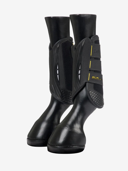 LeMieux Mimsafe XC Boot Front Black: Horse Riding Protective Gear, Cross Country Boots, Equiflair, Black Horse Boots