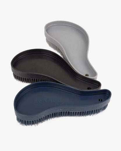 LeMieux Wizard Horse Grooming Brush Trio - Navy, Black, Grey. Equiflair
