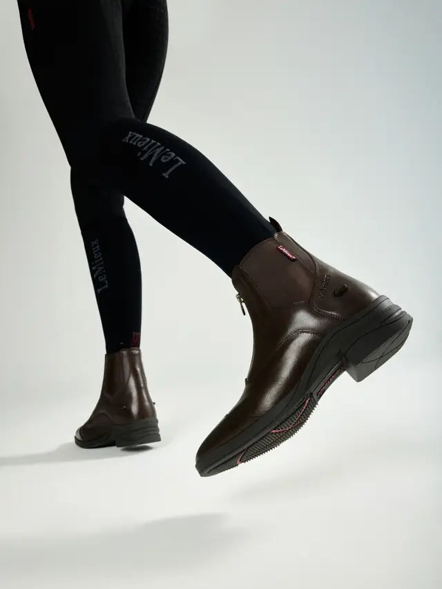 LeMieux Zip Paddock Boot Brown: Comfortable & Stylish Equestrian Riding Boots for Women | Equiflair Saddlery