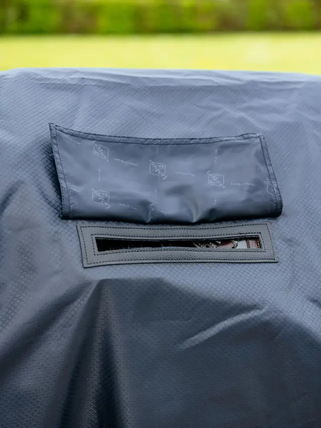 Lemieux Rain Sheet Navy Detail: Waterproof Horse Riding Gear from Equiflair