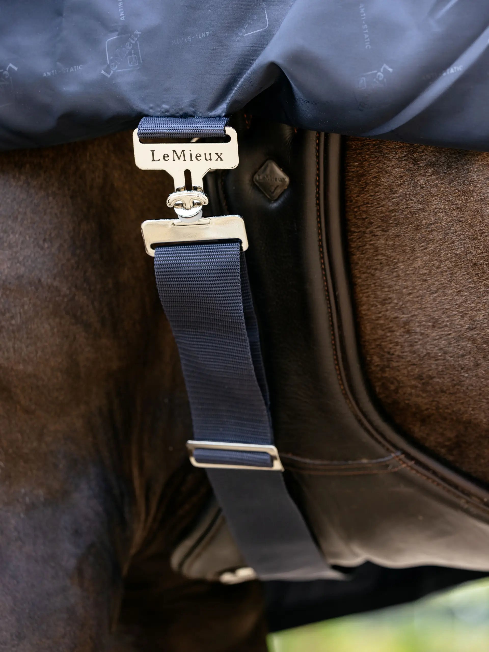 LeMieux Rain Sheet - Navy Equestrian Horse Riding Gear Tack Protection Waterproof Reflective