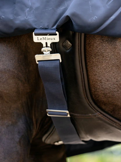 LeMieux Rain Sheet - Navy Equestrian Horse Riding Gear Tack Protection Waterproof Reflective