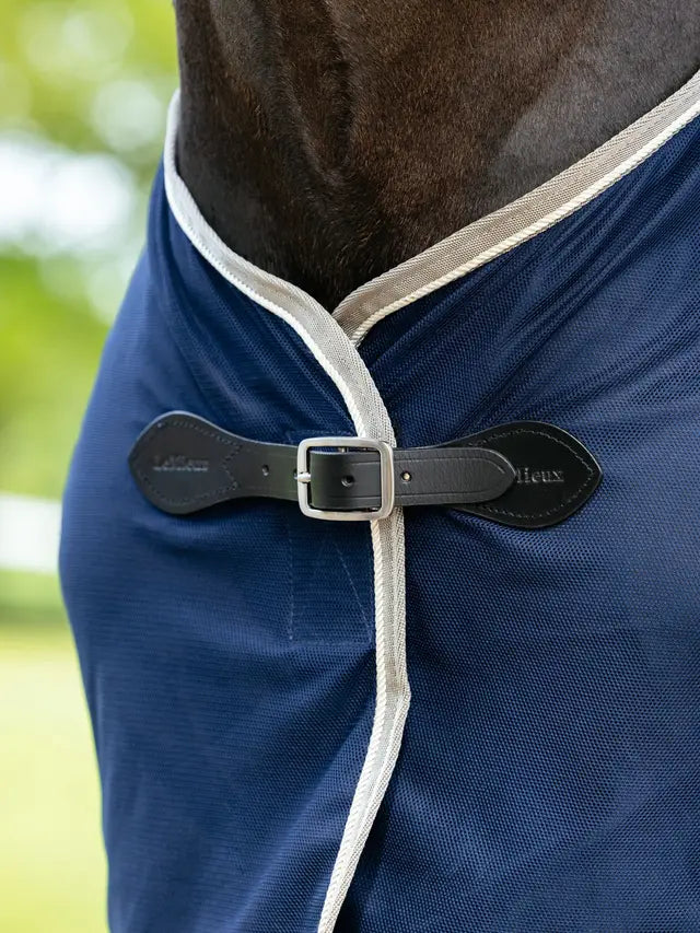 LeMieux Scrim Navy Horse Cooler: Lightweight Mesh for Shows & Competitions