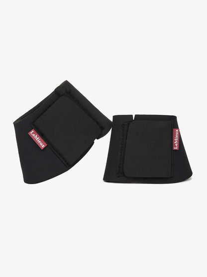 LeMieux Neoprene Over Reach Boots Black | Horse Leg Protection | Equiflair