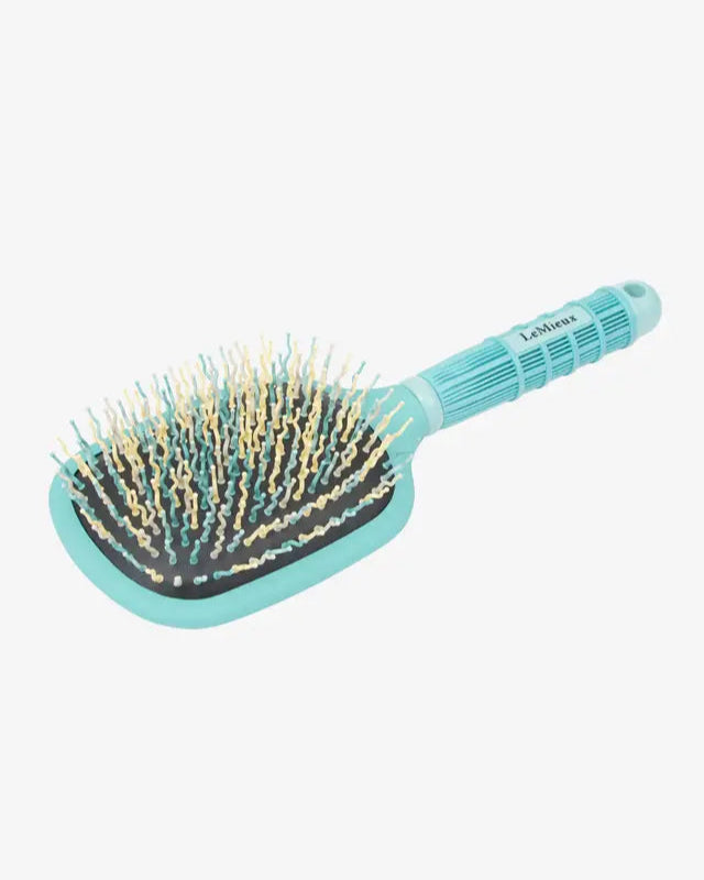 LEMIEUX Tangle Tidy Lagoon Brush - Detangling Hair Brush for Horses & Pets | Equiflair