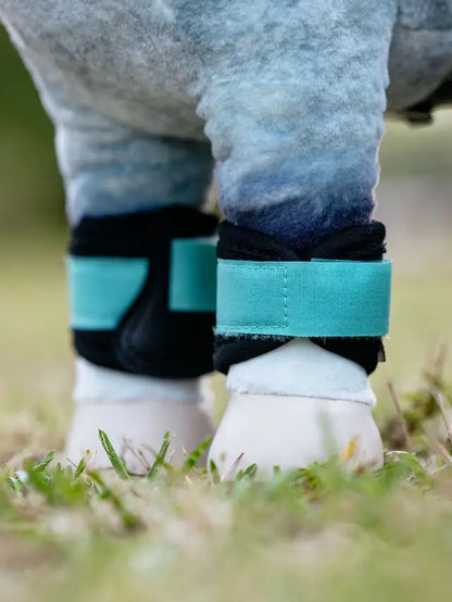 LeMieux Toy Pony Grafter Boots Lagoon - Miniature Horse Boots for Kids Ages 3+ from Equiflair