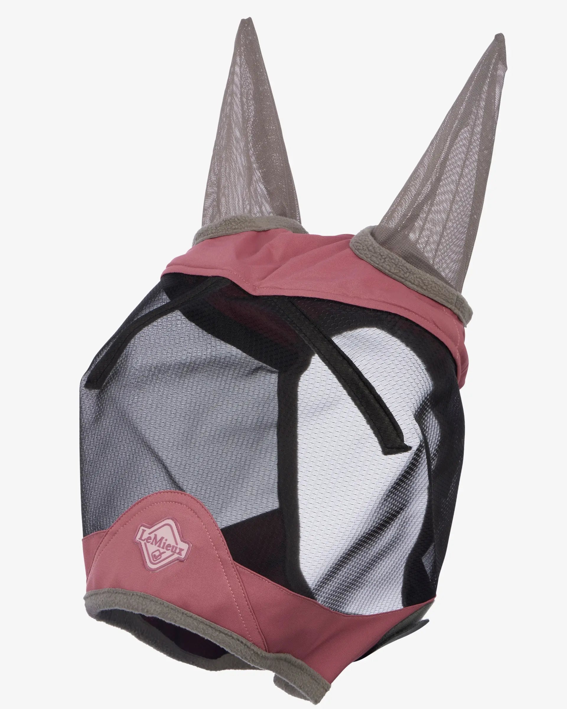 LeMieux Visor-Tek Peony Fly Mask for Horses: Breathable mesh, UV protection, and comfortable fit.