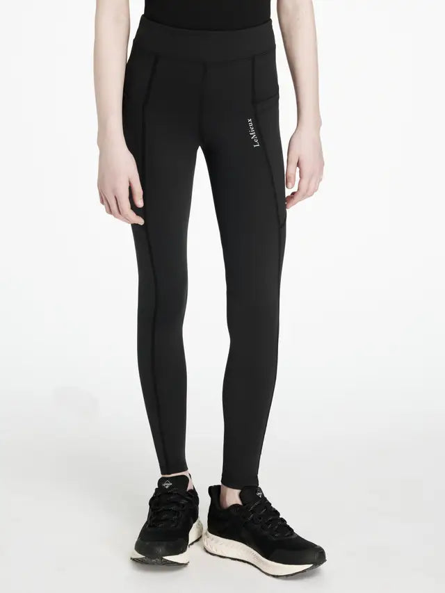 LeMieux Young Rider Darla Sport Legging Black: Comfortable & Stylish Riding Leggings