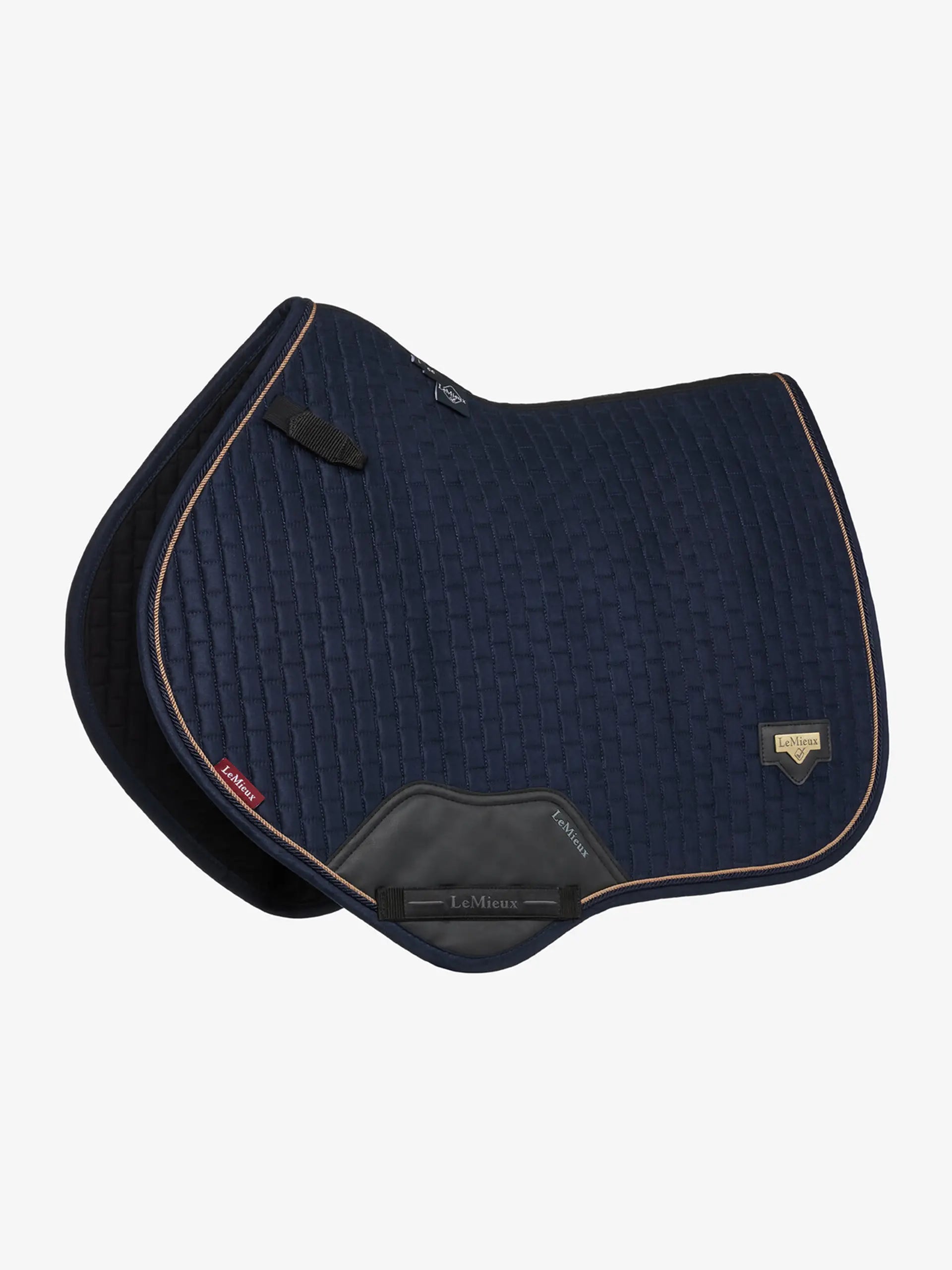 LeMieux Puissance Suede Close Contact Pad Navy | Equestrian Saddle Pad for Comfort & Style