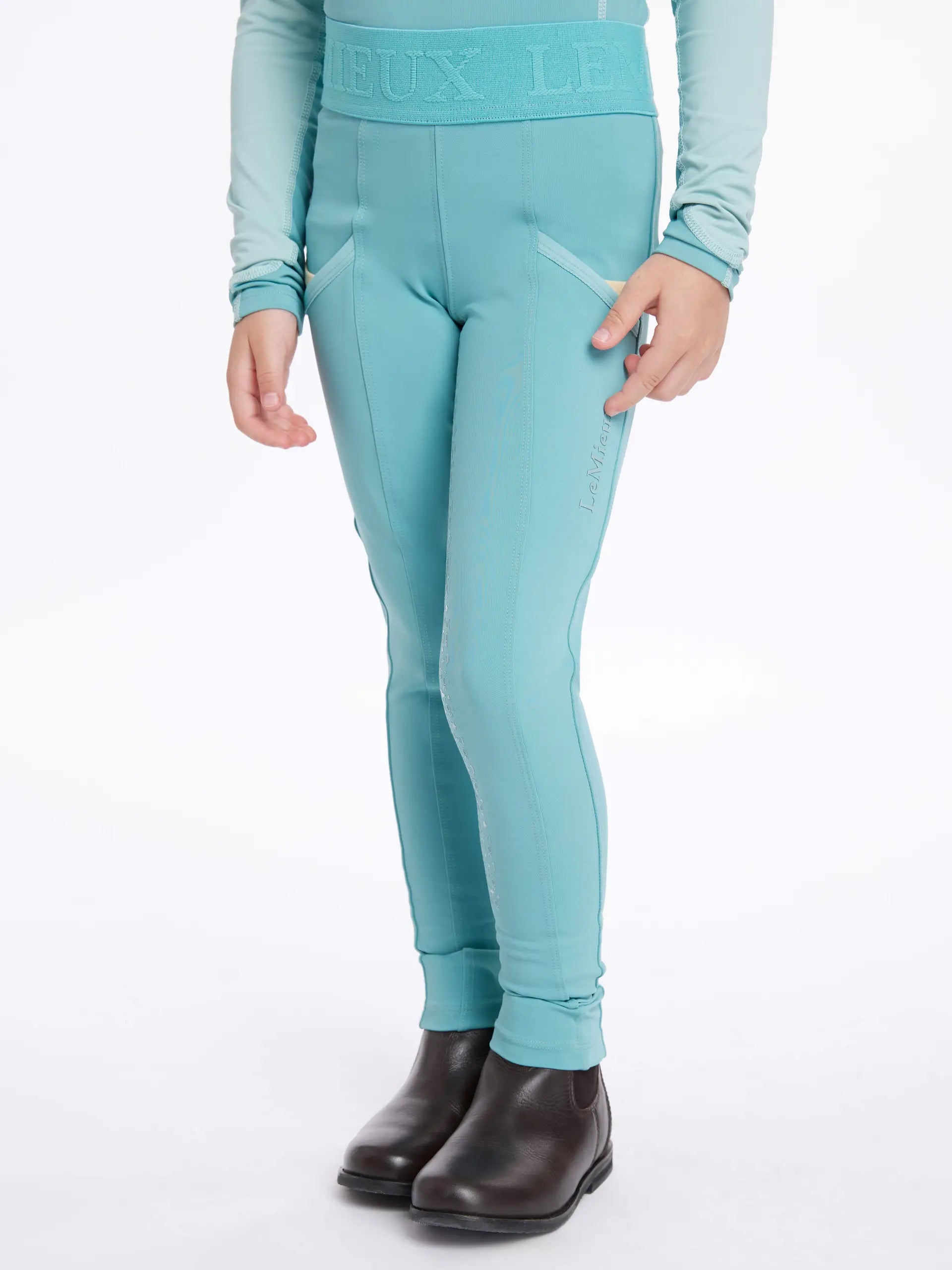 LEMIEUX MINI PULL ONS LAGOON Kids Riding Leggings | Equiflair