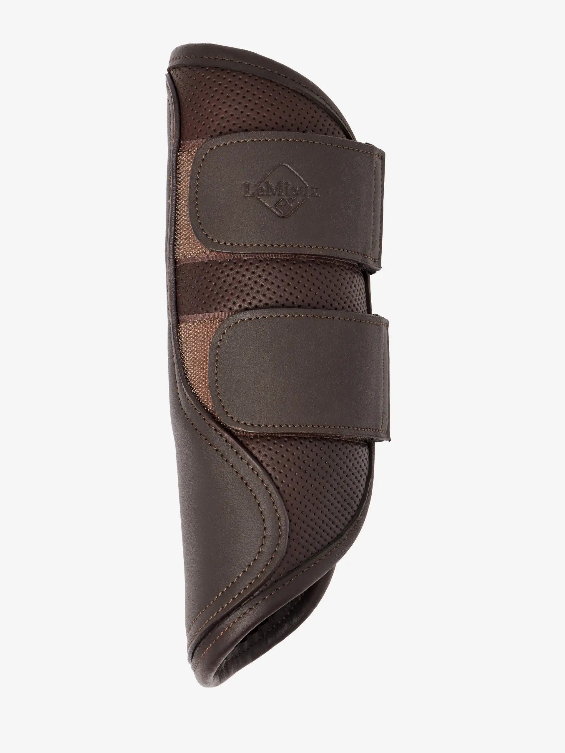 LEMIEUX Capella Leather Brushing Boots - Brown Horse Leg Protection. Premium equestrian boots for brushing, knocks & scrapes.
