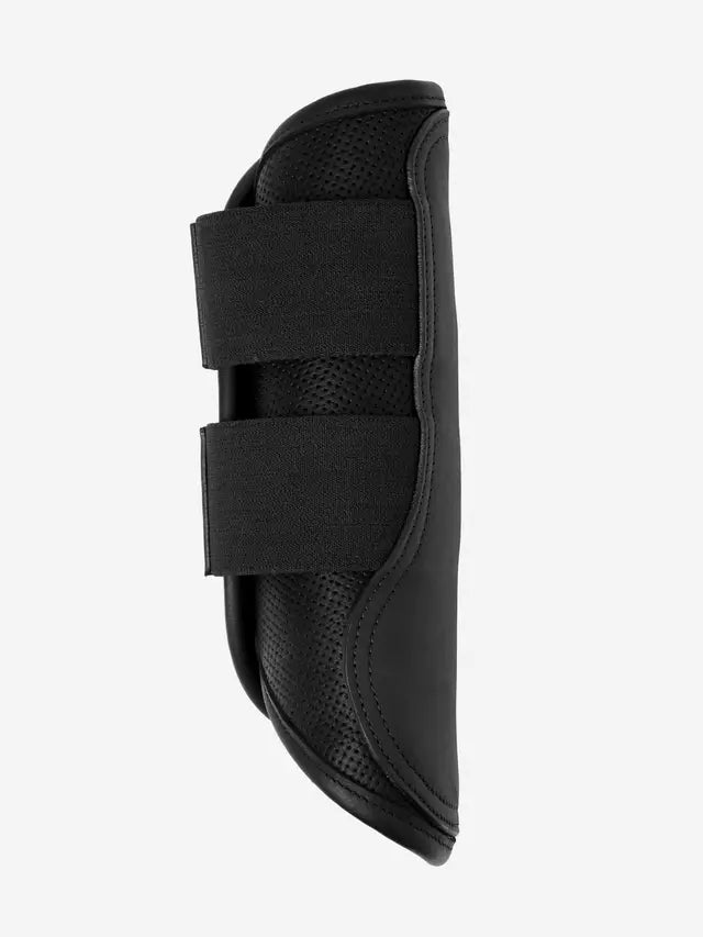 LEMIEUX CAPELLA LEATHER BRUSHING BOOTS BLACK - Horse Leg Protection | Equiflair