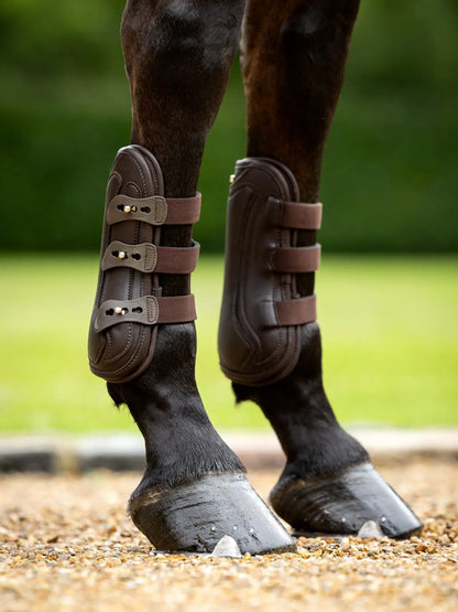 LEMIEUX Capella Brown Horse Tendon Boots - Equestrian Leg Protection