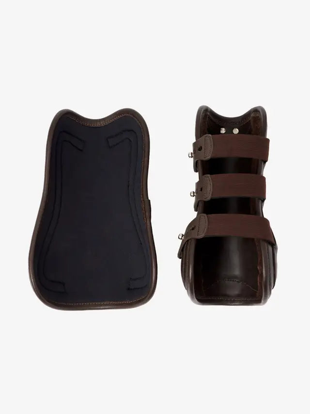 LEMIEUX Capella 3 Strap Tendon Boots Brown - Durable Horse Leg Protection