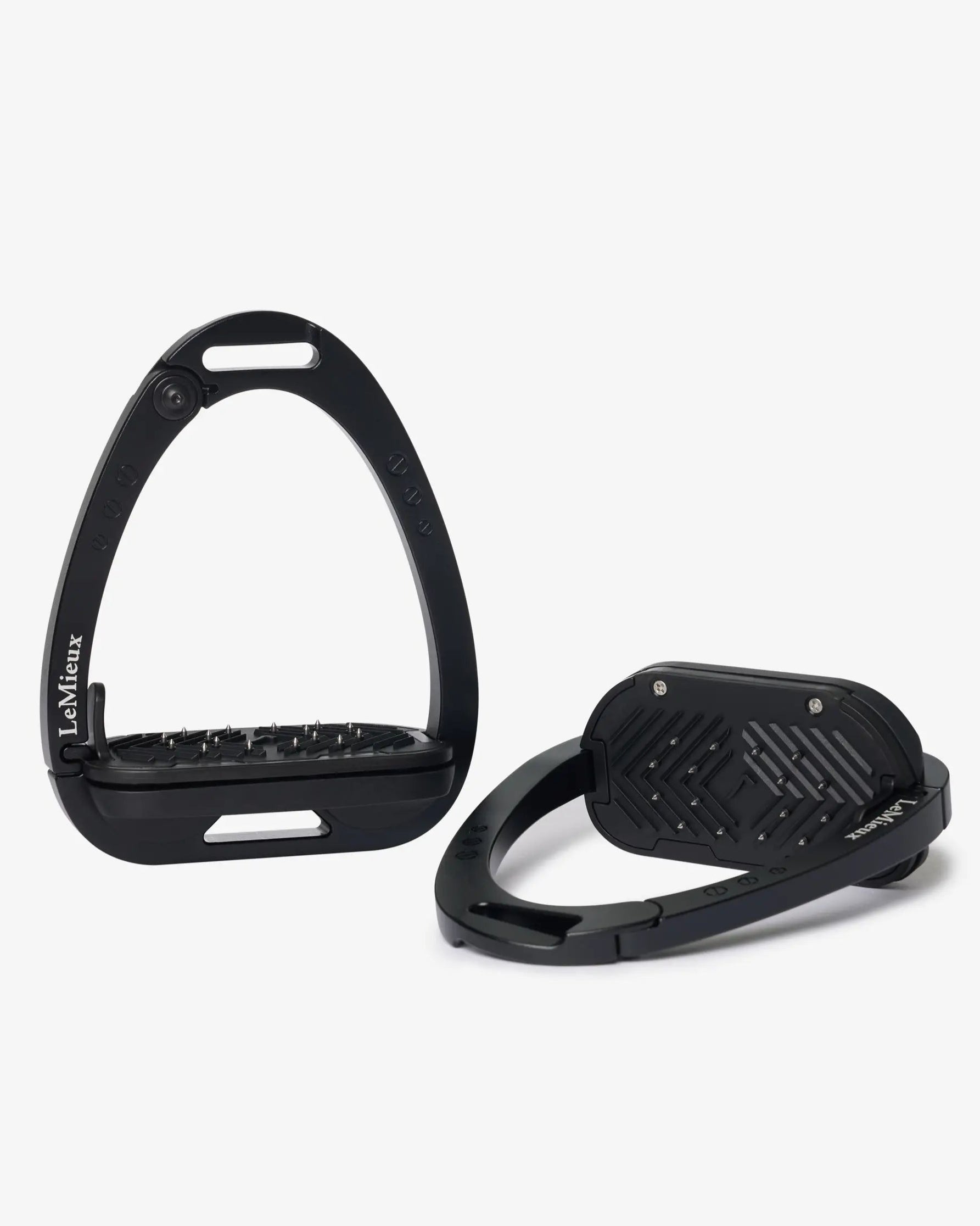LeMieux Vector Control Stirrups Black: Equestrian Safety Stirrups