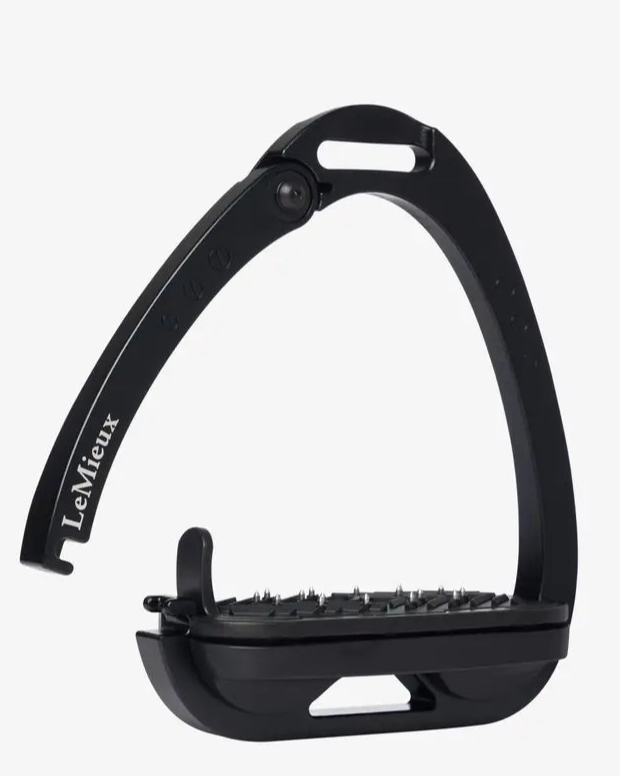 LEMIEUX VECTOR CONTROL STIRRUP BLACK, Horse Riding Safety Stirrups | Equiflair