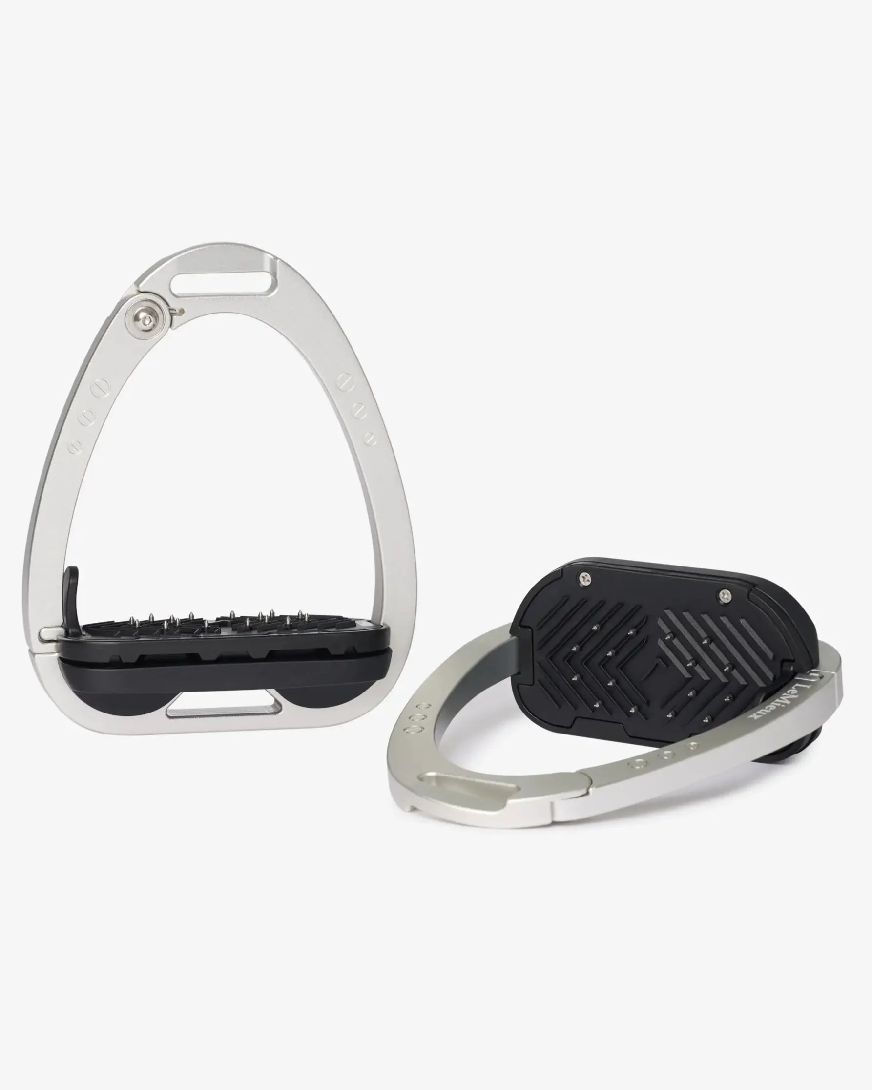 LeMieux Vector Balance Stirrups: Aluminum Equestrian Stirrups with Safety Release