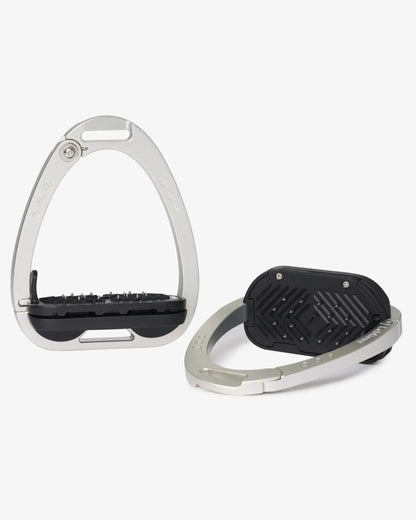 LeMieux Vector Balance Stirrups: Aluminum Equestrian Stirrups with Safety Release