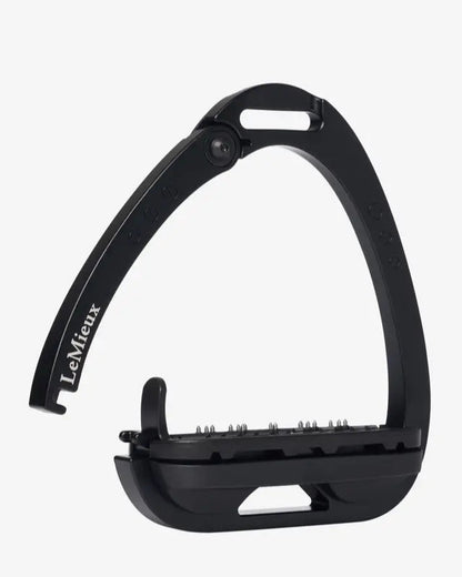 LEMIEUX Vector Balance Stirrup - Black Equestrian Safety Stirrup for Horse Riding