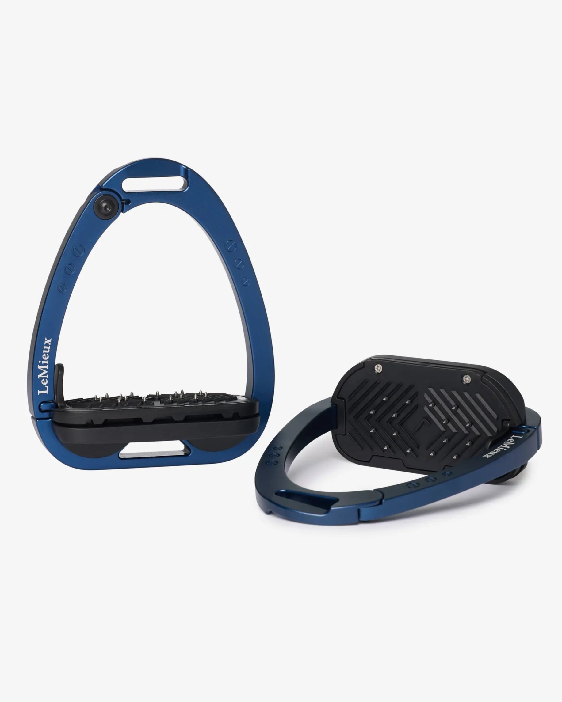 LeMieux Vector Balance Stirrups Navy: Equestrian Safety Stirrups for Horse Riding - Equiflair