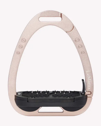 LEMIEUX Vector Balance Stirrup Rose Gold | Equestrian Safety Stirrup | Equiflair Saddlery