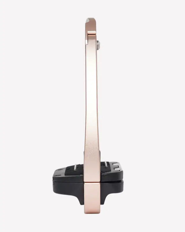 Lemieux Vector Balance Stirrup Rose Gold: Equestrian Safety Stirrups for Horse Riding - Equiflair Saddlery