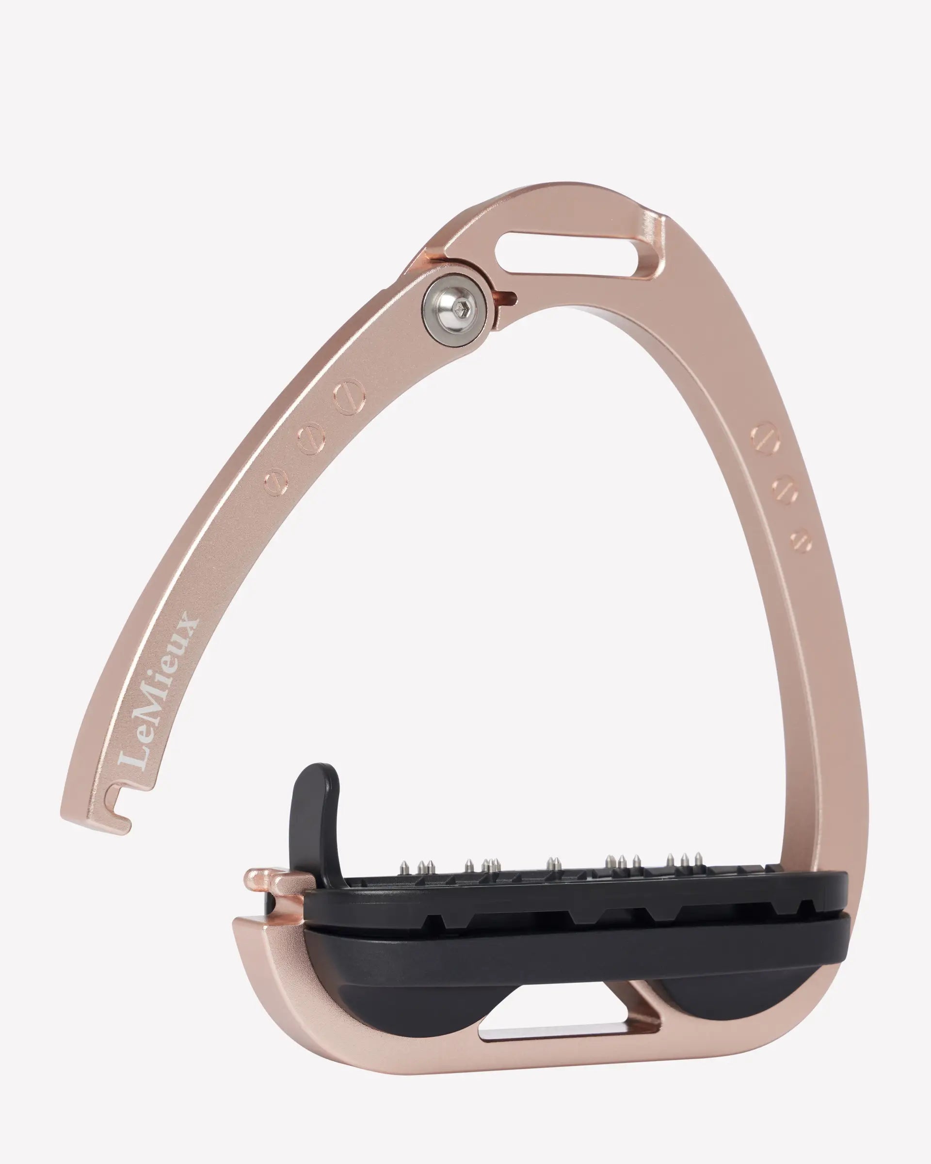 LEMIEUX VECTOR BALANCE STIRRUP - Rose Gold Equestrian Safety Stirrups - Horse Riding Equipment