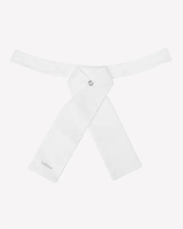 LeMieux Classic White Riding Stock: Ready-Tied Equestrian Neckwear