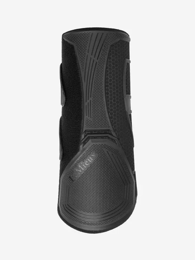 Lemieux Technical Brushing Boot - Black - Horse Leg Protection, Durable & Low Profile Equestrian Boot