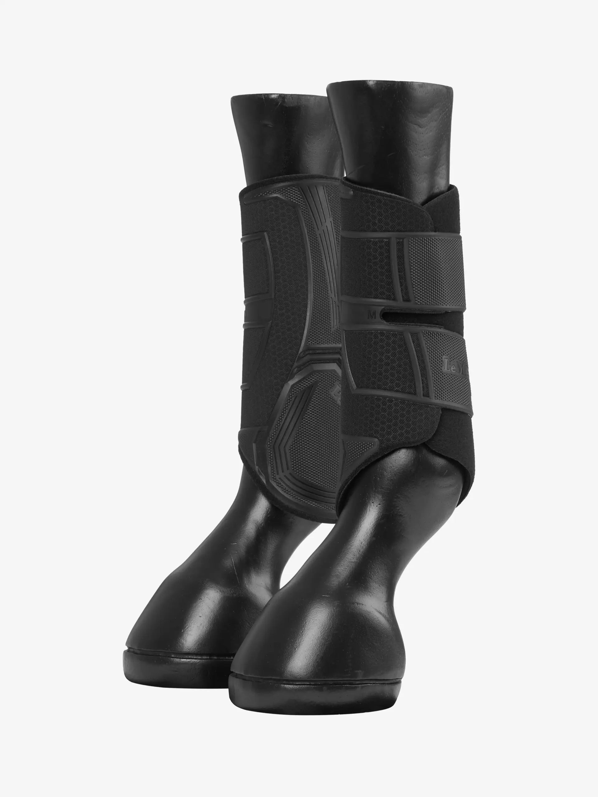 LeMieux Technical Brushing Boots Black - Horse Leg Protection, Equestrian Gear, Protective Boots