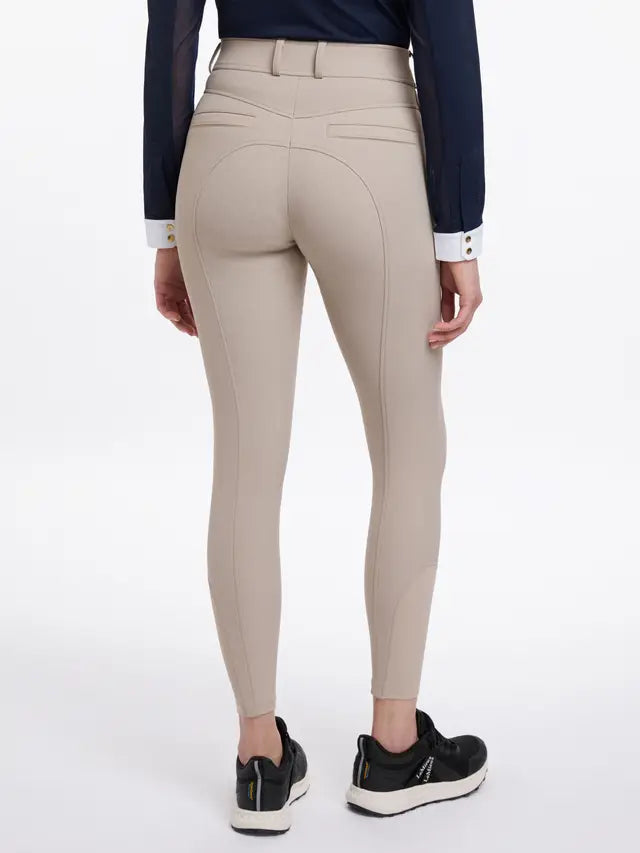 LEMIEUX Isabelle Almond Full Seat Breeches: Equestrian Riding Pants - Equiflair