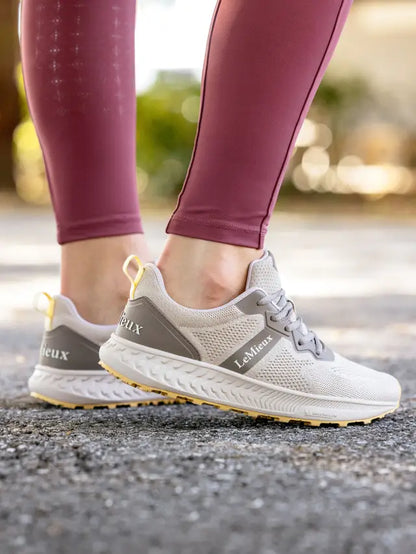 LeMieux Trax-Lite Trainer Pecan: Women's Comfortable Equestrian Sneakers. Supportive, Breathable Shoes for Riding & Everyday Wear.
