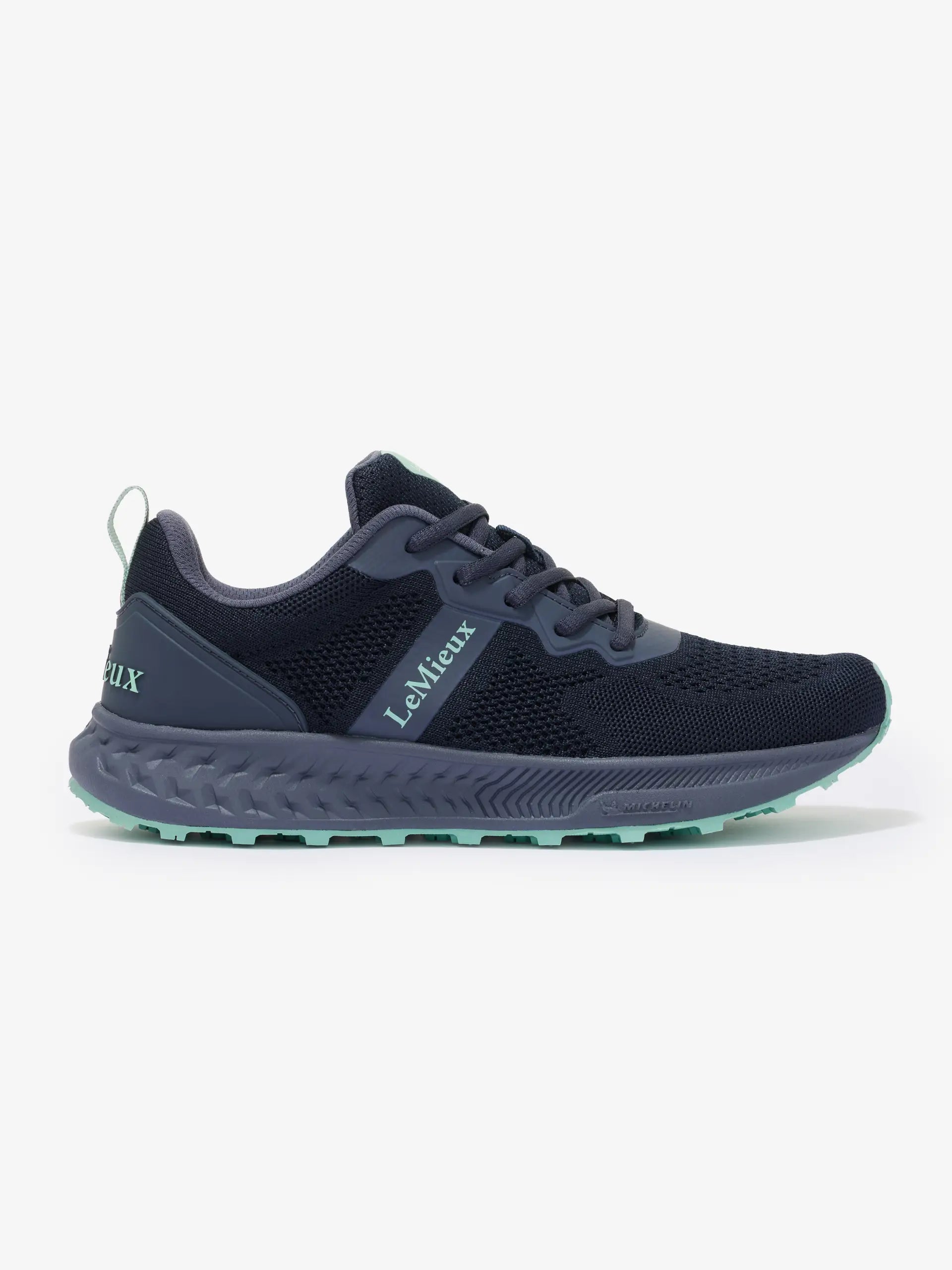 Lemieux Trax-Lite Dusk Trainer: Breathable performance shoe with Michelin sole for stability & comfort. Best seller! #equestrian #trainer