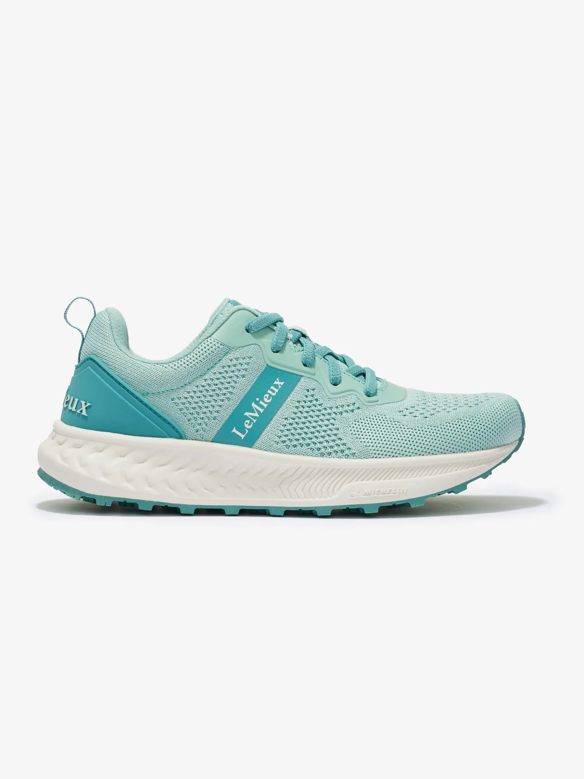 LEMIEUX YOUTH TRAX-LITE TRAINER AQUA | Kids Equestrian Trainer | Slip-On Summer Shoe | Equiflair