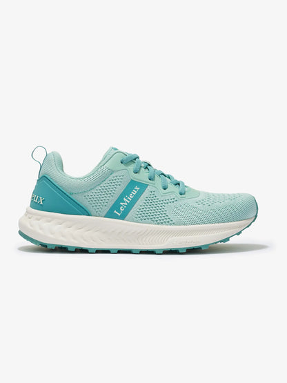LEMIEUX YOUTH TRAX-LITE TRAINER AQUA | Kids Equestrian Trainer | Slip-On Summer Shoe | Equiflair