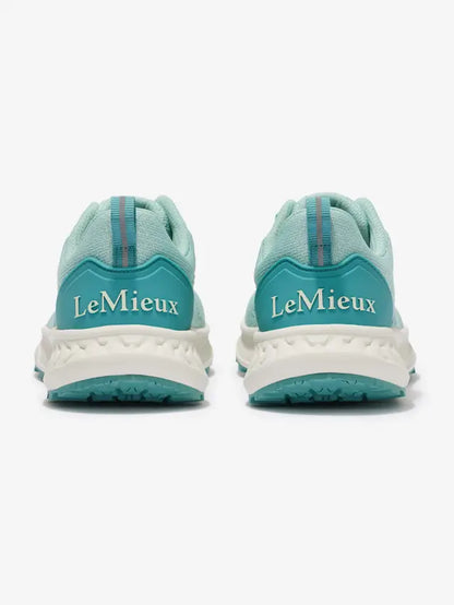 LeMieux Youth Trax-Lite Trainer Aqua - Equestrian Kids Sneakers