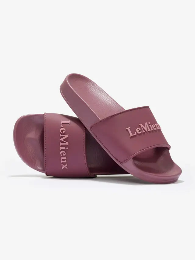 LeMieux Ladies Sliders Rosewood - Comfortable Women's Sliders for Everyday Wear, Pool, & Slippers