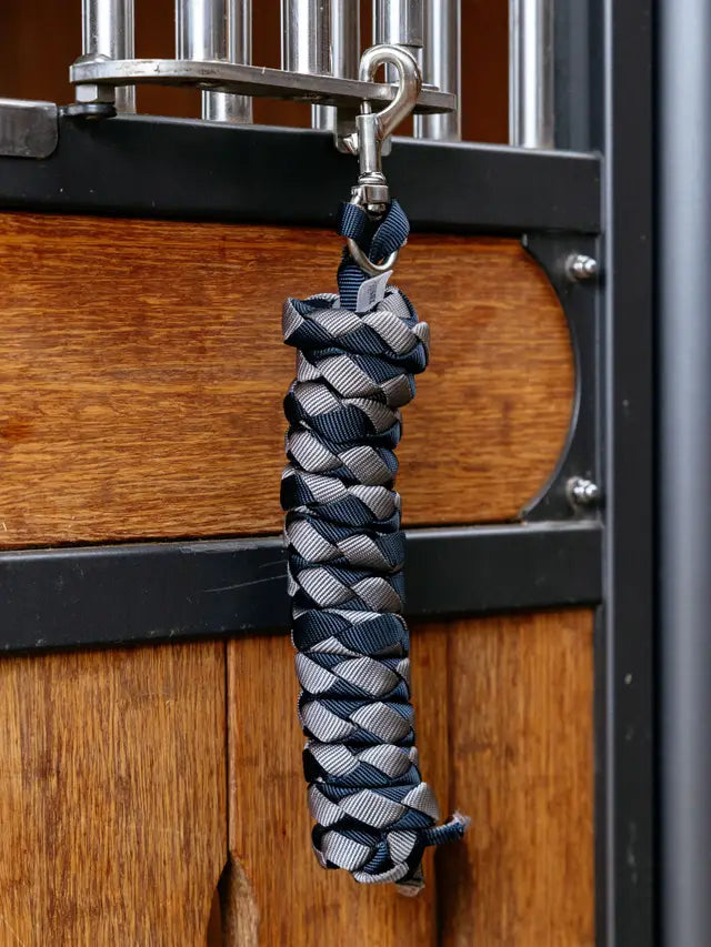 LeMieux Harlequin Leadrope - Navy/Pecan Horse Lead Rope | Equiflair