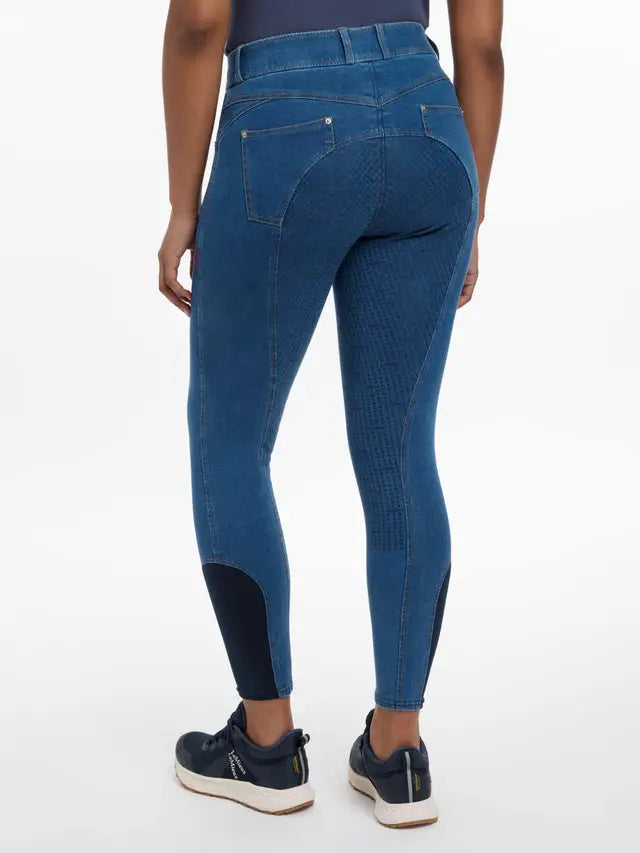 LEMIEUX DOLLY DENIM BREECH - Riding Denim Breeches with Full Seat Grip, Slim Fit. Equiflair Store