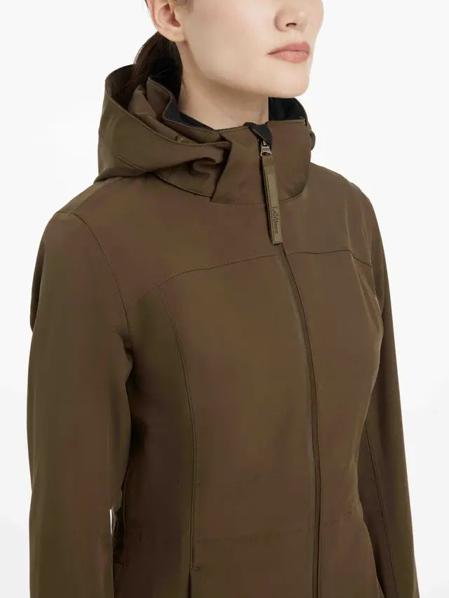 LeMieux Maisie Lightweight Riding Jacket in Alpine Green - Water Resistant Equestrian Coat