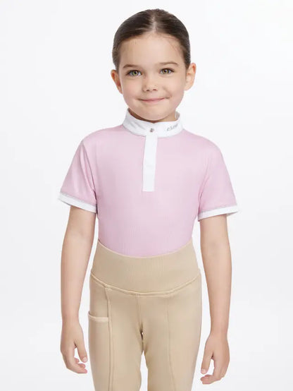 LEMIEUX Mini Bella Show Shirt Blossom Pink - Children's Equestrian Apparel