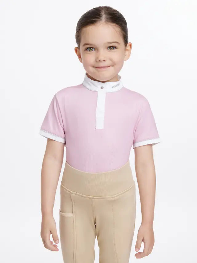 LEMIEUX Mini Bella Show Shirt Blossom Pink - Children's Equestrian Apparel