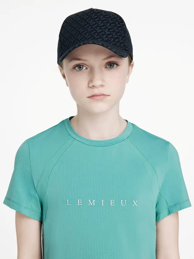 LeMieux Young Rider Polly Printed Cap Navy