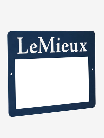 LeMieux Stable Magnetic Whiteboard - Navy Horse Stall Nameplate