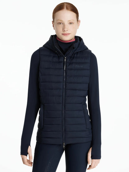 LeMieux Young Rider Ruby Puffer Gilet Navy