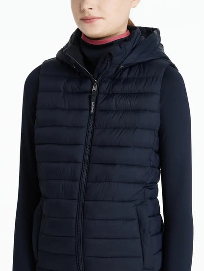 LeMieux Young Rider Ruby Puffer Gilet Navy