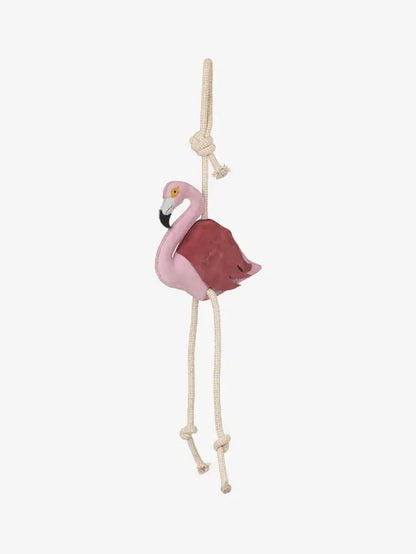 LEMIEUX HORSE TOY FLAMINGO - Interactive Stable Toy for Horses, Equine Plaything, Flamingo Design with Rope Legs & Durable Material